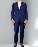 Paul Betenly Modern Fit Suit Separate Jacket | Blue Check - Caswell's Fine Menswear
