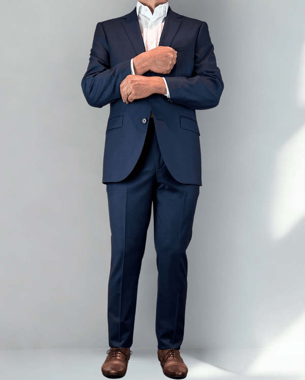 Paul Betenly Modern Fit Suit Separate Jacket | Birds Eye Blue - Caswell's Fine Menswear