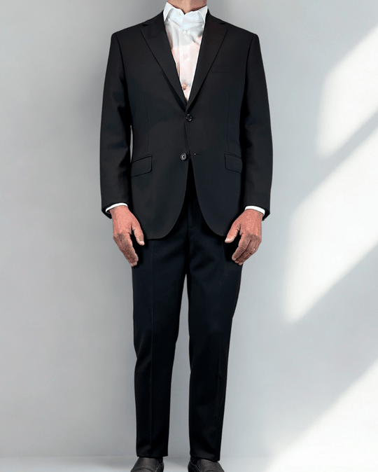 Paul Betenly Modern Fit Suit Separte Jacket | Black TONE ON TONE