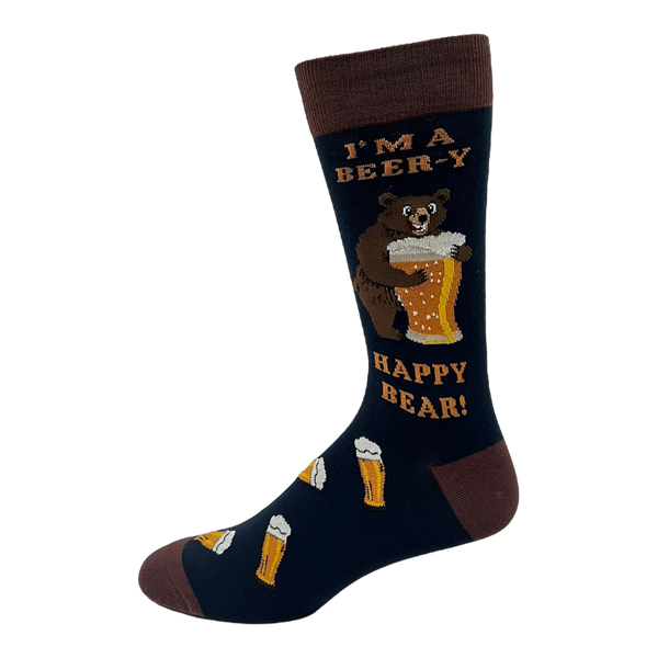 Key Socks Beer Bear | Navy