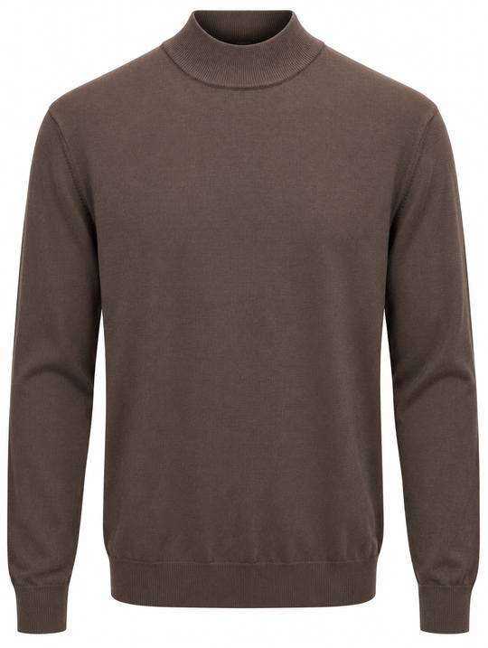 Modango Mock Sweater | Brown