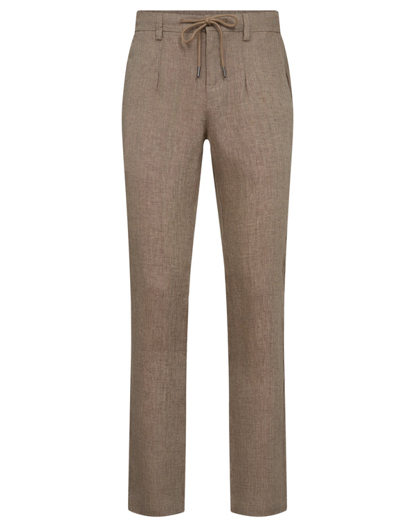 Brunn & Stengade Drawstring Pant | Brown - Caswell's Fine Menswear