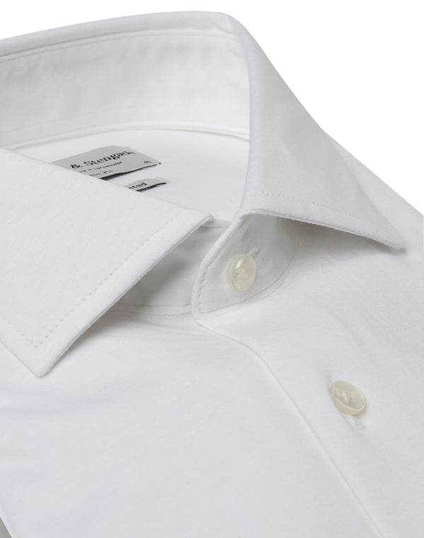Brunn & Stengade Stretch Shirt | White - Caswell's Fine Menswear