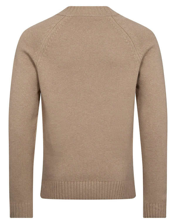 Bruun & Stengade Sweater V | Sand - Caswell's Fine Menswear
