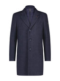 A Fish Named Fred Over Coat, Navy - Caswell's Fine Menswear