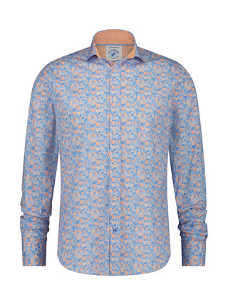 A Fish Named Fred Orange Shirt - Caswell's Fine Menswear