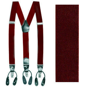 Stefano Perry 2 in 1 Combo Suspender | Burgundy
