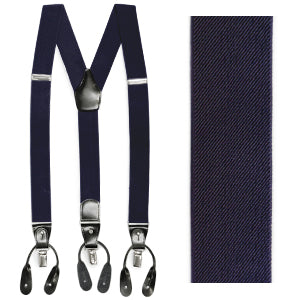 Stefano Perry 2 in 1 Combo Suspender | Navy