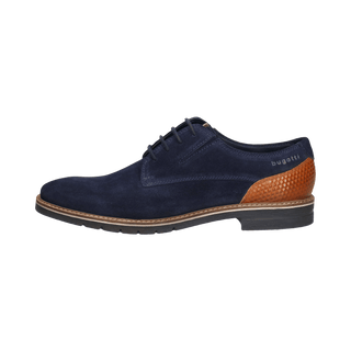 Bugattti Shoe | Dark Blue - Caswell's Fine Menswear