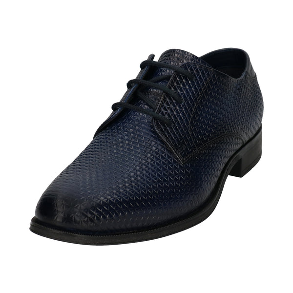 Bugatti Dress Shoe, Dark Blue - Caswell's Fine Menswear