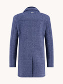 A Fish Named Fred Funnel Coat | Classic Blue
