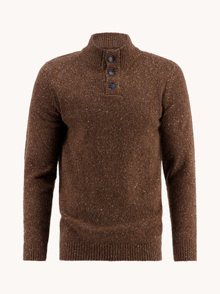A Fish Named Fred Sweater Jumper | Chocolate Brown