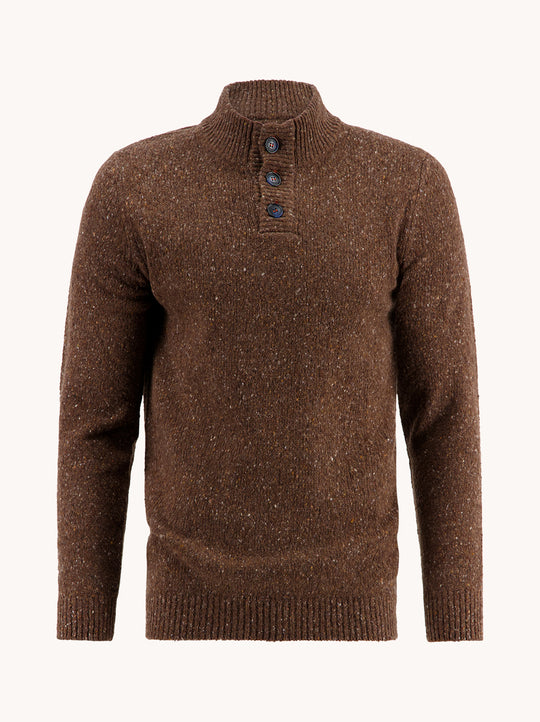 Un poisson nommé Fred Pull Jumper | Chocolate Brown