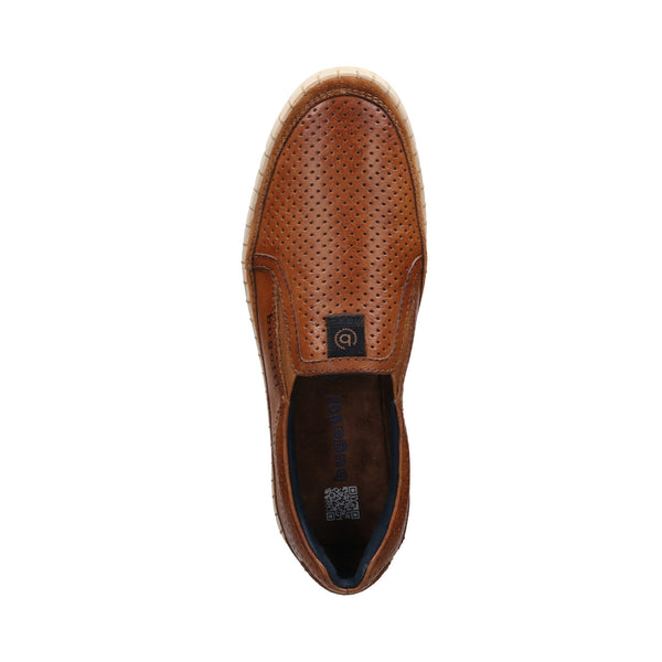Bugatti Slip on Shoe Baloo | Cognac - Caswell's Fine Menswear