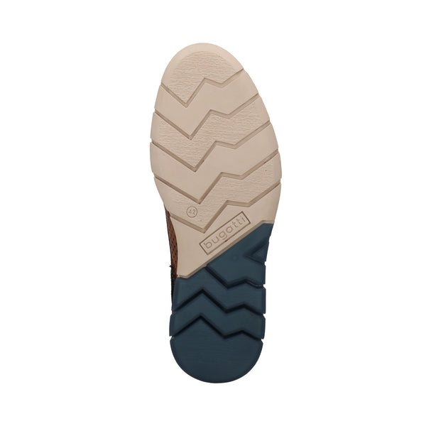 Bugatti Shoe Simone | Congac/Navy - Caswell's Fine Menswear