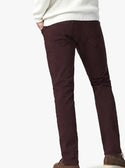 34 Heritage Cool Slim Leg Pants in Merlot Diagonal - Caswell's Fine Menswear