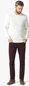 34 Heritage Cool Slim Leg Pants in Merlot Diagonal - Caswell's Fine Menswear