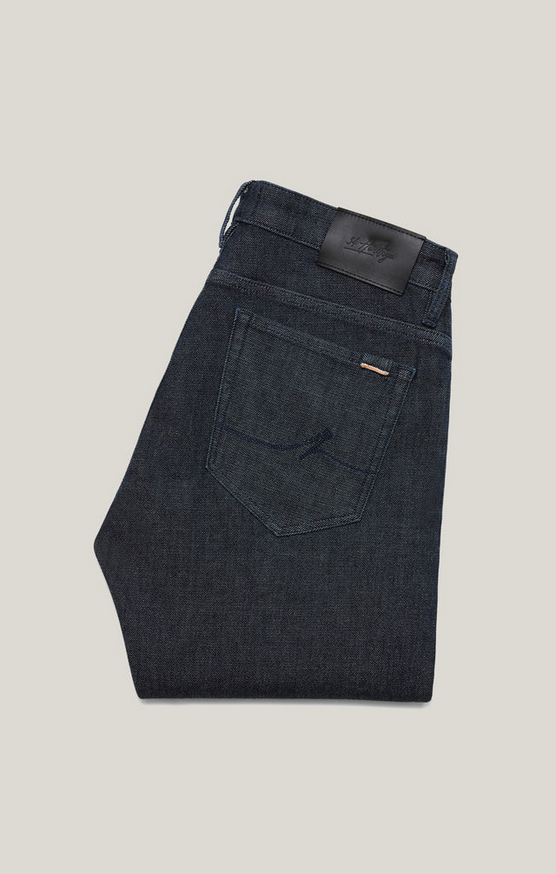 34 Heritage Cool Tapered Leg Pants in Dark Blue Selvedge - Caswell's Fine Menswear