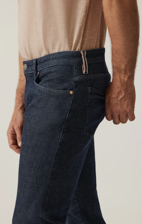 34 Heritage Cool Tapered Leg Pants in Dark Blue Selvedge - Caswell's Fine Menswear