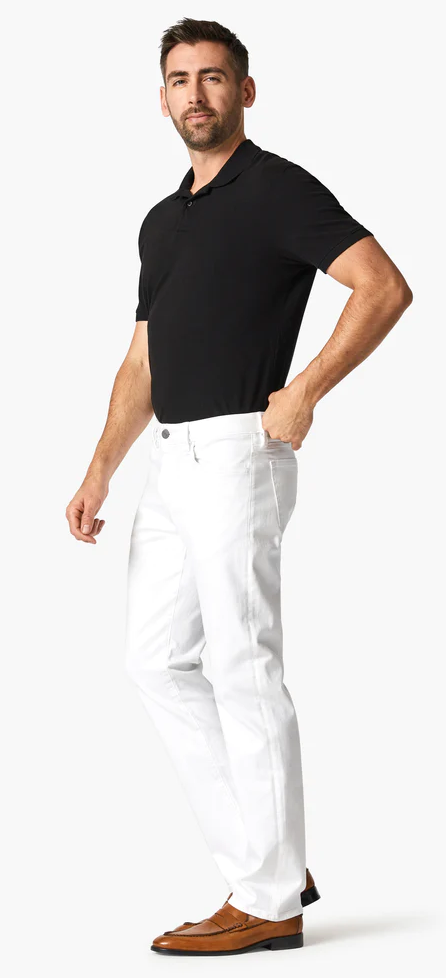 34 Cool Tapered Leg Pants In Double White Comfort