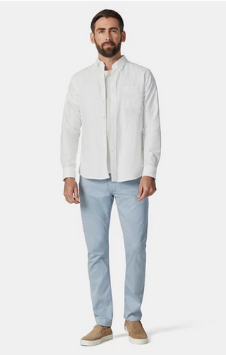 34 Heritage Cool Slim Leg Pants in Faded Denim Summer CoolMax - Caswell's Fine Menswear