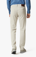 34 Heritage Courage Straight Leg Pants In Oyster Herringbone - Caswell's Fine Menswear