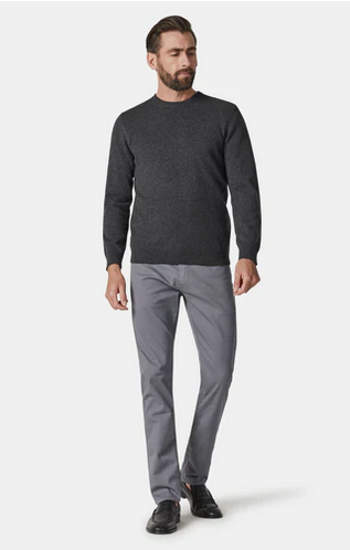 34 Heritage Courage Straight Leg Pants in Stormy CoolMax - Caswell's Fine Menswear