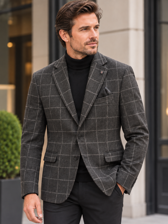 Zuitable Stretch Blazer/Suit DiNick | Brown