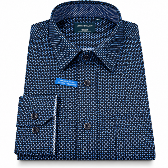 Leo Chevalier Non Iron Shirt | Blue