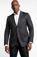 7 Downie Blazer Apollo, Navy - Caswell's Fine Menswear