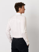 Desoto Chemise Kent avec bordures contrastées | Blanc