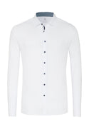 Desoto Chemise Kent avec bordures contrastées | Blanc