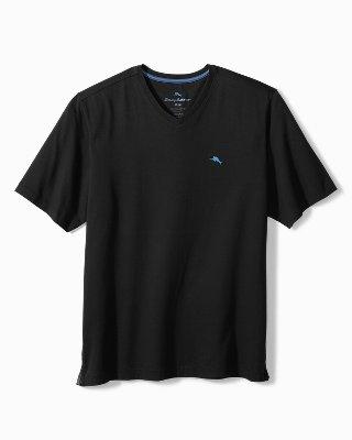 Tommy Bahama Bali Skyline V-Neck T-Shirt, Black - Caswell's Fine Menswear