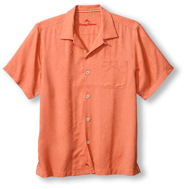 Tommy Bahama Tropic Isles Silk Camp Shirt, Ember Red - Caswell's Fine Menswear