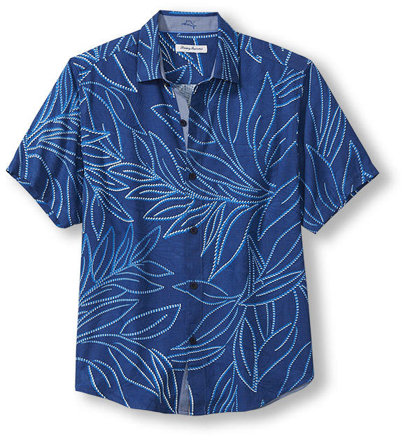 Tommy Bahama Shirt Casa Grande, Dark Blue - Caswell's Fine Menswear