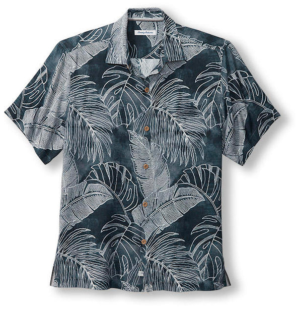 Tommy Bahama Shirt Vine Lines, Black - Caswell's Fine Menswear