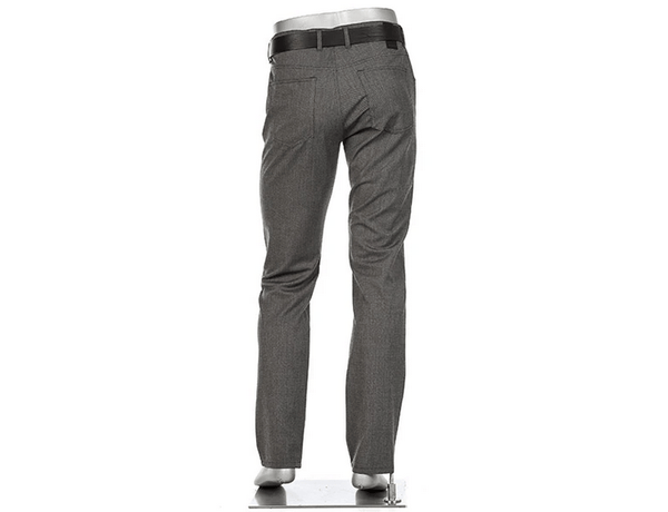 Alberto Regular Fit Pipe Ceramica Pant 0039 | Bankers Grey - Caswell's Fine Menswear