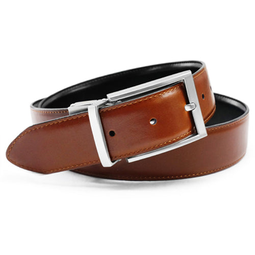 Matteo Belt Reversible Black/ Light Brown