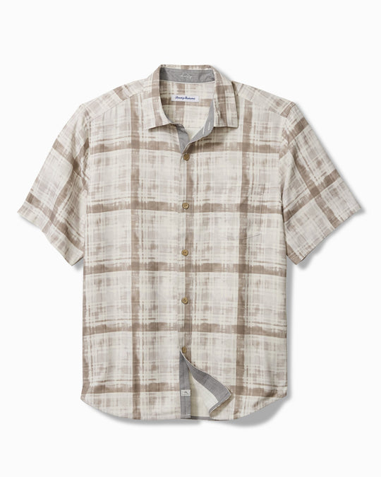 Tommy Bahama Plaid About You Silk Camp Shirt | Continental
