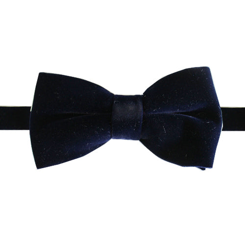 Bow Tie Velvet, Navy - Caswell's Fine Menswear