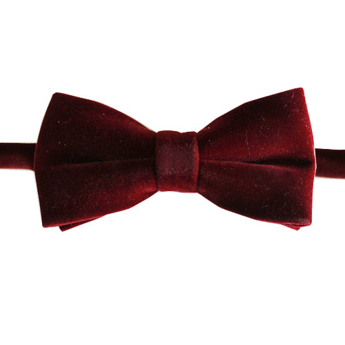 Bow Tie Velvet, Burgandy - Caswell's Fine Menswear