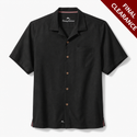 Tommy Bahama Tropic Isles Silk Camp Shirt | Black