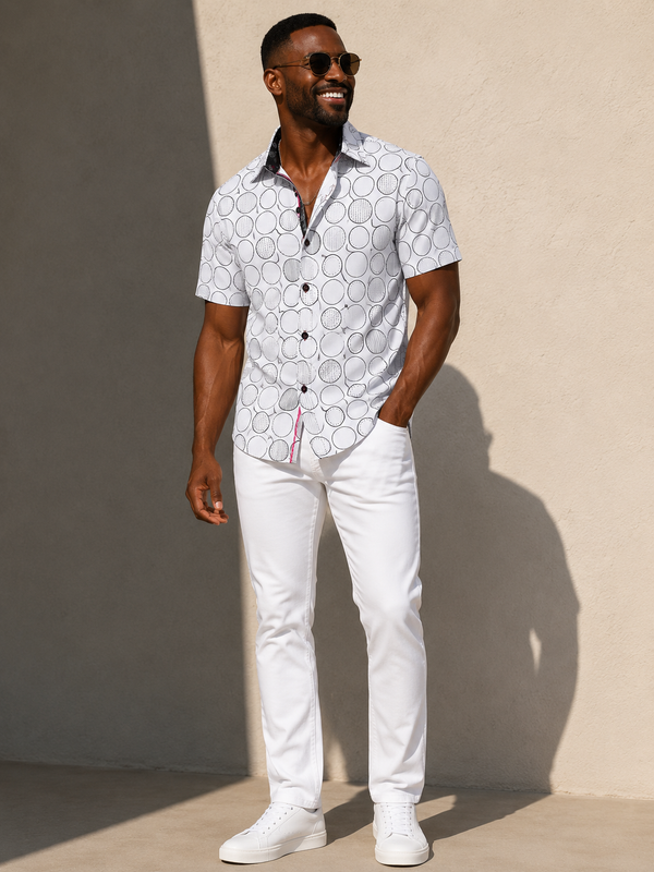 Sugar Short Sleeve Shirt PEBBLE | Snow