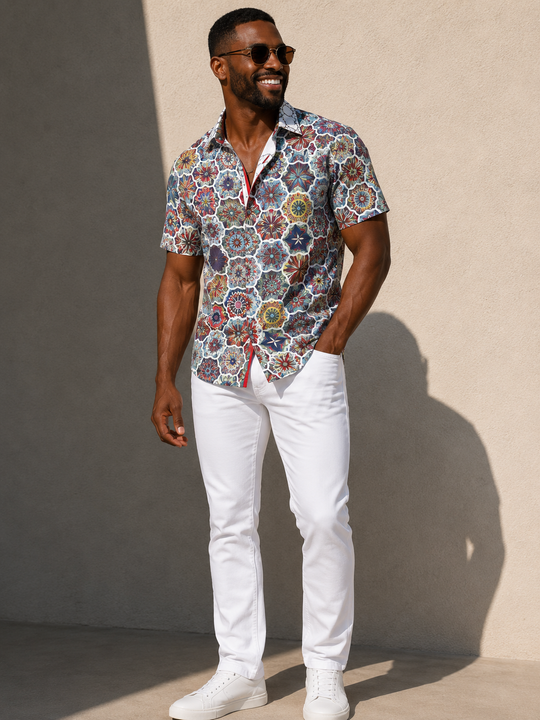 Sugar Short Sleeve Shirt NORI | Ocean
