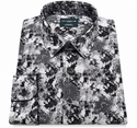 Leo Chevalier Non Iron Shirt | Black Grey