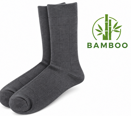 Key Dress Socks Bamboo | Charcoal
