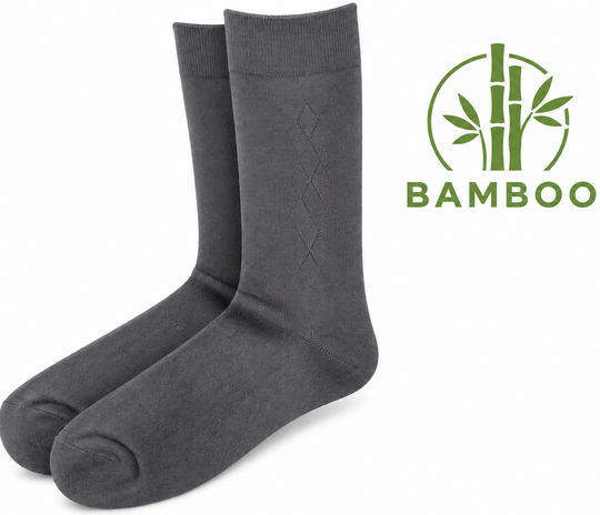Chaussettes habillées Key Bamboo | Charcoal