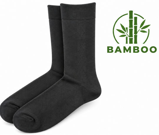 Key Dress Socks Bamboo | Black