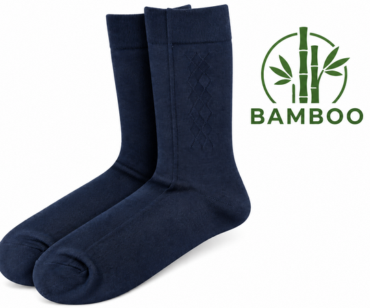 Key Dress Socks Bamboo | Navy