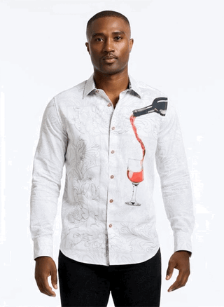 Robert Graham Grenashe Shirt Long Sleeve | White